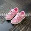 S16624A Wholesale kids shoe 2017 new korean style fancy little girls casual shoes