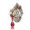 Butterfly Multicolor Water Drop Crystal Brooches Elegant Jewelry Animal Pin Brooches