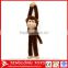 Cute plush stuffed long arms and legs brown monkey toy