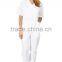Medical scrubs uniform polyester custom high quality hospitality dress nurse tunic trouser & cap medical scrub v neck suits