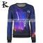 Mens fashion digital printing pullover hoodies