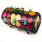 Flower Design Girls Smart Round Coconut Shoulder Bag
