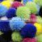 Colorful Custom Mink Fur Pom Pom Various Dyed Colors Natural White For Keychains RIngs Bracelet