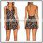 Spaghetti Strap Naked Back Sexy Afircan Tight Dresses for Women NT6526