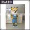 Life size walking adult tiger mascot for party with good ventilation unisex tiger mascot