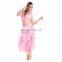 BestDance Belly Dance Bloomers Costume Wavy Pants Hip Scarf Skirt Belt Gold Coins