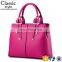 CR new business ideas europe leather handbag high quality women pu tassel custom tote bag