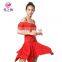 2015 milk silk sexy latin american dancing dress L-7088