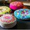 Indian Rajasthani multi color handmade design embroidery round cushion covers for home decor