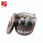 round branded logo clear plastic ice buckets with lids