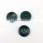 round high quality green sewing resin buttons for clothing