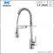 Chrome finish dual sprayer kitchen faucet pull out kitchen taps