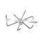 Fountain nozzles manufacturers rotating plastic water fountain nozzle