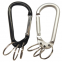 Hot Selling Swivel Spring Snap Hook D Type With Key Ring Colorful Aluminum Snap Hook