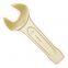 WEDO Non Sparking Aluminum Bronze DIN133 Striking Open End Wrench