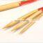 Double Heads Bamboo Hand Knitting Needles Daily Necessrities Set With Bamboo Handle