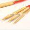 Double Heads  bamboo hand knitting needles daily necessrities  set with bamboo handle