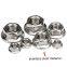 Carbon Steel White Zine Alloy Grade 4/8 Flange Nut Din6923