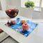 Kitchen Fruit Pattern Sublimation Coated hot sale Clear glass cutting board