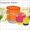 (565) Colorful New Indoor Outdoor Foldable Garden Pot Flower Bag Flower Planter