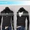 mens deep v-neck hoodie short sleeves Standard Sports