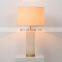 Simply Design Home Decoration Handmade Filament White Lamp Shade Alabaster Table Lamp