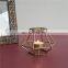 Geometry Candle Holder Gold Centerpiece  tealight metal candlestick holder For Wedding and home decoration