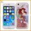 mermaid printed custom liquid case for iphone 6 6s