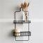 New-fashion Modern Wire Basket Stuff Book Snack Metal Wire Food storage holders in Bathroom