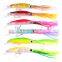 10cm/8.1g five-color banana wood shrimp lure fishing bait explosive hook squid shrimp plastic hard bait squid jig