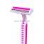 Popular hot selling disposable womens shaver women facial hair remover shaver