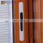 ROGENILAN 120# Bacony Frosted Glass Interior French Doors With Remote Control Blinds