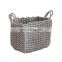 beautiful and practical designed natural crochet cotton rope storage baskets organizer for home decor