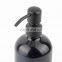 Factory Made Black Foam Packaging Shampoo Pump Kitchen Sink Soap Dispenser Black 500Ml Plastic Bottle With Gold Pump