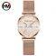 HANNAH MARTIN MS36 Casual Women Quartz Movement Custom Logo Watch Stainless Steel Waterproof Women Wristwatch Business Watch