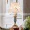 Home Retro Antique Rustic Flower Reading Book Vintage Bedside China Table Lamps For Bedroom Restaurant