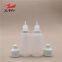 Pe twist cap anti-theft PET E-liquid plastic childproof oil ink squeeze bottle tip lid 10ml 30ml 50ml  liquid juice eye dropper bottle