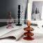 Nordic Long Stem Glass Candle Holder Pink Crystal Bougeoir En Verr Glass Candle Holders For Home Decor House Decoration Interior