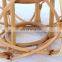 High Quality Candle Holder Rattan Natural Table Lantern Candlestick Holder in Bulk European Style Vietnam Supplier