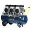 Bison China Factory Manufacturer Free Oil Air Oilless Dual Compressor Quiet Dental Machine