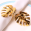 Home Ware Table Accessories Artificial Plant Turtle Leaf Napkin Ring