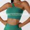 Custom logo women's sports bra push up active wear yoga workout plus size gym bra top