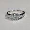 1.1 CT VVS clarity:D IGI lab grown diamond ring,Trilogy Three stones diamond ring 18K-gold,14k-gold,Women's Engagement Rings, Wedding Rings, Anniversary Rings，birthday present，Customize ring…