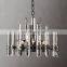 Hengzhi Custom Hotel Luxury K9 Glass Celling Lights BONNINGTON ROUND CHANDELIER 24
