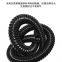 Black PU Polyurethane Corrugated PipeSteel Wire Reinforced Industrial Dust Suction Pipe