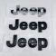 3D Matte Black JEEP Letter Car Stickers ABS Car Badges Plastic Chrome Car Emblem