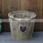 wholesale zakka wooden planter pots