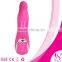 G-spot adult 7 speed vibrator dual rabbit vibe super dildo sex toy silicone rabbit vibrator for woman