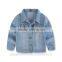 Fashion Children Denim Coat Kids Jacket New Arrival European Style Long Sleeve Cowboy Handsome Boys Coat