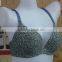 Nice blue young girl bra,flower printed women bra